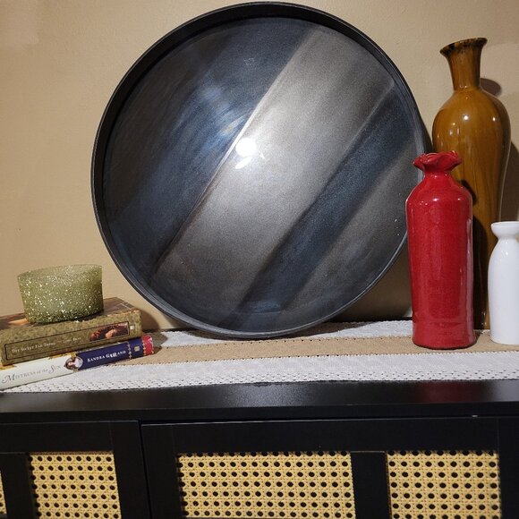 Ethnicraft Organic Round Glass Tray